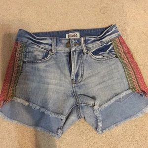 High waisted shorts